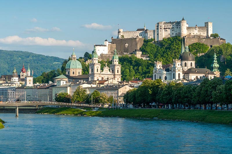 The city of Salzburg – ca. 80 km